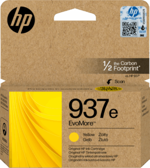 HP Cartucho de Tinta Original EvoMore 937e amarilla