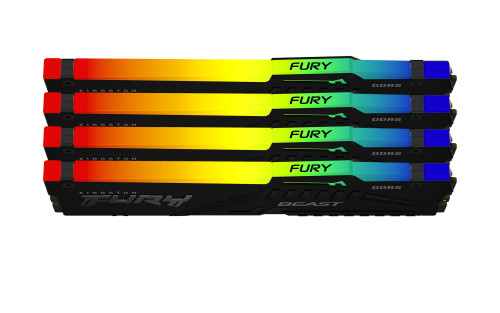 Kingston Technology FURY Beast RGB módulo de memoria 128 GB 4 x 32 GB DDR5 - Imagen 3
