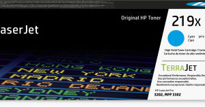 HP Cartucho de Tóner Original LaserJet 219X de alta capacidad cian