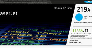 HP Cartucho de Tóner Original LaserJet 219A cian