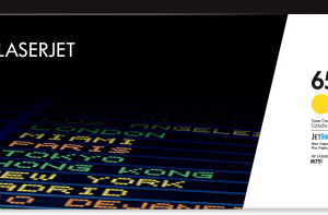 HP Cartucho de tóner Original LaserJet 658X amarillo de alta capacidad