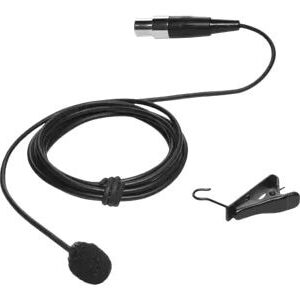 CLEARONE LAVALIER, CARDIOID, BLACK COLOR MICROPHONE FOR WIRELESS BELTPACK TRANSMITTER (910-6004-040)