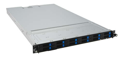 ASUS RS500A-E12-RS12U Socket SP5 Bastidor (1U) Gris