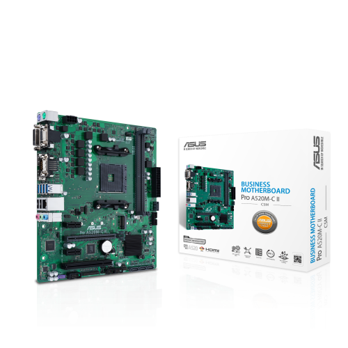 ASUS PRO A520M-C II/CSM AMD A520 Zócalo AM4 micro ATX