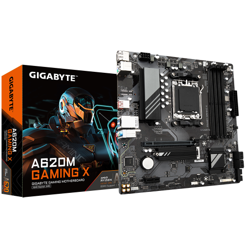 PLACA GIGABYTE A620M GAMING X,AMD,AM5,A620,4DDR5,192GB,VGA+H - Imagen 2