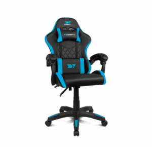 DRIFT DR35BL silla para videojuegos Silla para videojuegos de PC Asiento acolchado Negro, Azul
