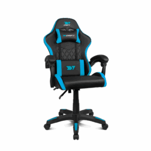 DRIFT DR35BL silla para videojuegos Silla para videojuegos de PC Asiento acolchado Negro, Azul