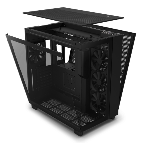NZXT H9 All Black Midi Tower Negro - Imagen 6