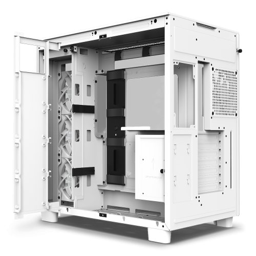NZXT H9 All white Midi Tower Blanco - Imagen 7
