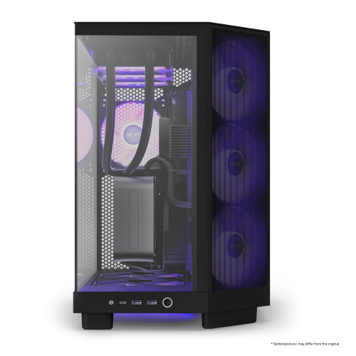 NZXT H6 Air Flow Midi Tower Negro - Imagen 4