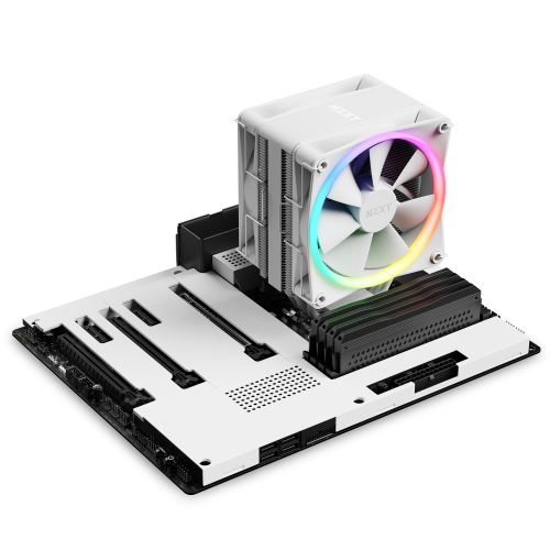 NZXT T120 RGB Procesador Refrigerador de aire 12 cm Blanco 1 pieza(s) - Imagen 7