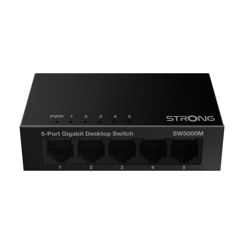 Strong SW5000M switch Gigabit Ethernet (10/100/1000) Negro - Imagen 5
