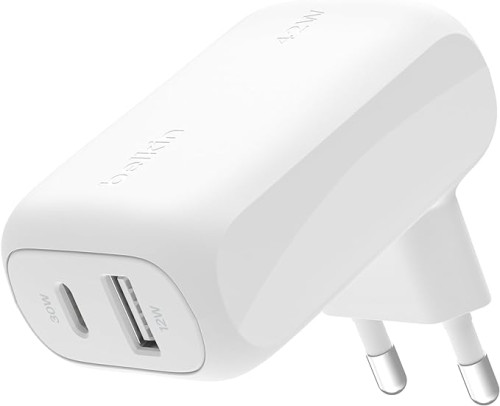 BOOSTCHARGE™ 42W - 30W USB-C PD PPS + 12W USB-A DUAL WALL CHARGE