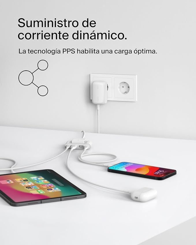 BOOSTCHARGE™ 42W - 30W USB-C PD PPS + 12W USB-A DUAL WALL CHARGE - Imagen 6