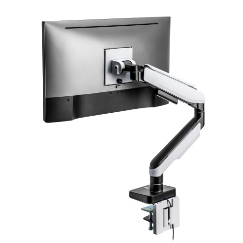 Ewent EW1509 soporte para monitor 124,5 cm (49") Negro, Blanco Escritorio - Imagen 3