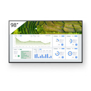 MONITOR PROFESIONAL SONY BRAVIA 98" FULL ARRAY LED RESOL. 4K / HDR / BRILLO 440 / OPERACIÓN 24/7 / HORIZ./APAISADO / CONTROL IP + RS232 / PROFESIONAL MODE / 3 AÑOS GARANTIA AVANZADA (FW-98BZ30L)