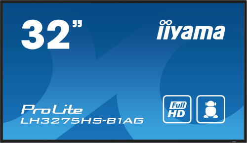 iiyama ProLite Pantalla plana para señalización digital 81,3 cm (32") LCD Wifi 500 cd / m² Full HD Negro Procesador incorporado Android 11 24/7 - Imagen 5