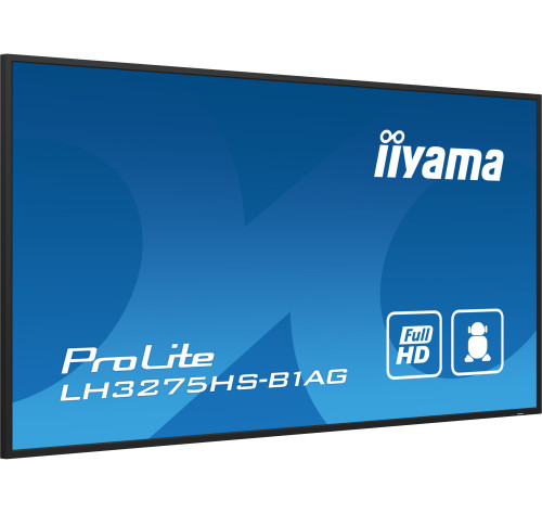 iiyama ProLite Pantalla plana para señalización digital 81,3 cm (32") LCD Wifi 500 cd / m² Full HD Negro Procesador incorporado Android 11 24/7 - Imagen 8