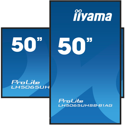 MONITOR IIYAMA 50" , UHD VA PANEL, HAZE 25%, 800CD/M, HORIZ Y VERT, SIGNAL FAILOVER, MM 2X 10W, HDMI 2X, DP, USB 2.0 X2, WIFI, LAN, MEDIA PLAY USB PORT, CONTROL LAN / RS232C, IISIGNAGE2 (CMS/DMS), E-SHARE, ANDROID 11 OS, 24/7 OPERATION, VESA (400X - Imagen 5