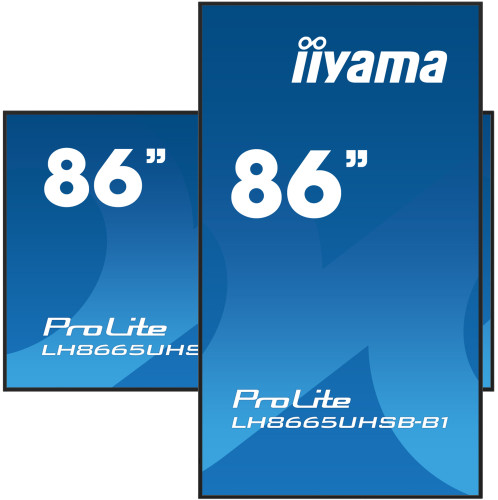 MONITOR IIYAMA 86" , UHD IPS PANEL, HAZE 1%, 800CD/M, HORIZ Y VERT, SIGNAL FAILOVER, MM 2X 10W, HDMI 2X, DP, USB 2.0 X2, WIFI, LAN, MEDIA PLAY USB PORT, CONTROL LAN / RS232C, IISIGNAGE2 (CMS/DMS), E-SHARE, ANDROID 11 OS, 24/7 OPERATION, VESA (600X - Imagen 5