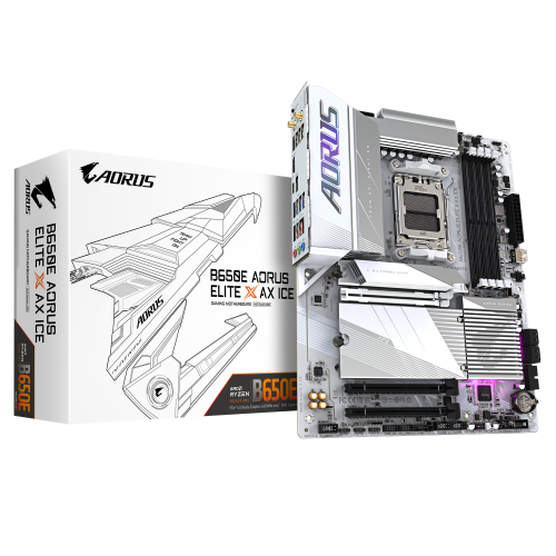 Gigabyte B650E AORUS ELITE X AX ICE placa base AMD B650 Zócalo AM5 ATX