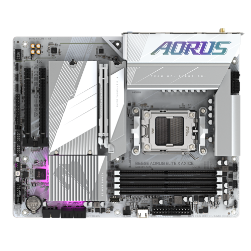 Gigabyte B650E AORUS ELITE X AX ICE placa base AMD B650 Zócalo AM5 ATX - Imagen 6