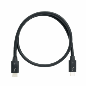 QNAP CAB-TBT4-0M5 cable Thunderbolt 0,5 m 40 Gbit/s Negro