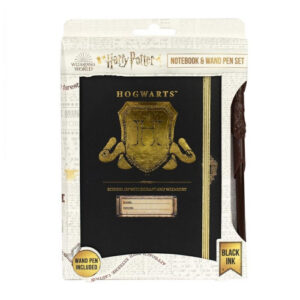 SET DE CUADERNO Y BOLÍGRAFO HARRY POTTER HOGWARTS BLUE SKY