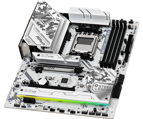 Asrock B650 Steel Legend WiFi AMD B650 Zócalo AM5 ATX - Imagen 4