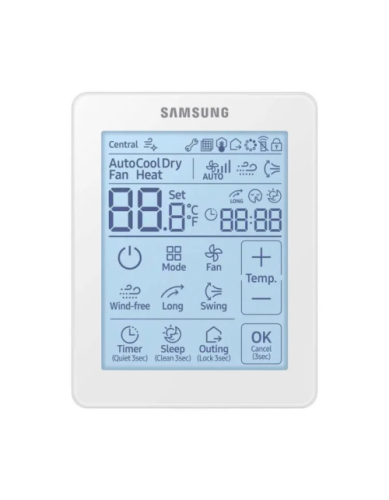 CONTROL REMOTO MULTIFUNCIÓN POR CABLE, TÁCTIL CON PANTALLA