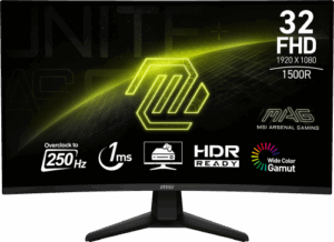 MSI MAG 32C6X pantalla para PC 80 cm (31.5") 1920 x 1080