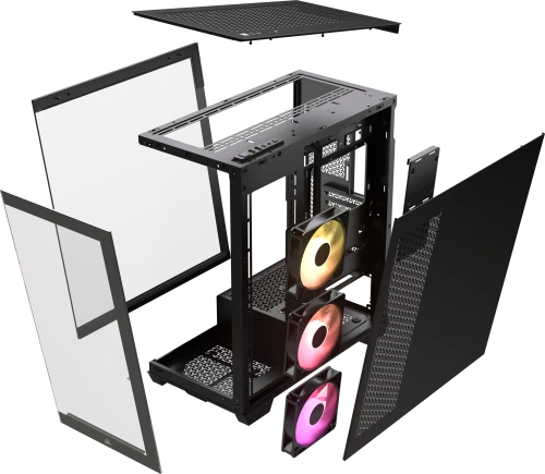 Corsair 3500X ARGB Midi Tower Negro - Imagen 7