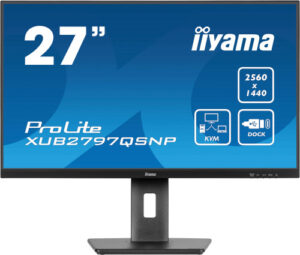 MONITOR IIYAMA PROLITE XUB2797QSNP 27" QHD 1440P - IPS, 100HZ, 1MS, SPEAKERS, DP