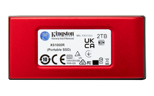 Kingston Technology SSD Externo Kingston XS1000 Rojo - Imagen 3