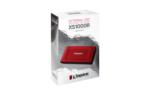 Kingston Technology SSD Externo Kingston XS1000 Rojo - Imagen 6