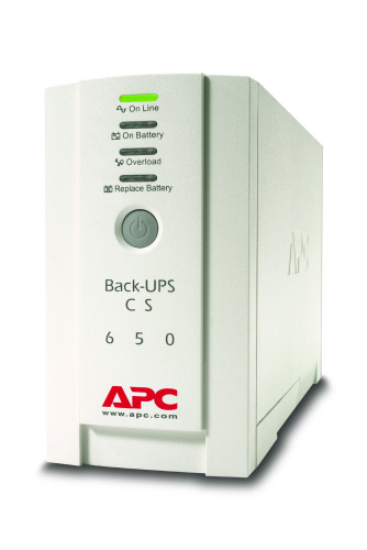 APC Back-UPS sistema de alimentación ininterrumpida (UPS) En espera (Fuera de línea) o Standby (Offline) 0,65 kVA 400 W 4 salidas AC