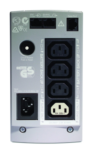 APC Back-UPS sistema de alimentación ininterrumpida (UPS) En espera (Fuera de línea) o Standby (Offline) 0,65 kVA 400 W 4 salidas AC - Imagen 3