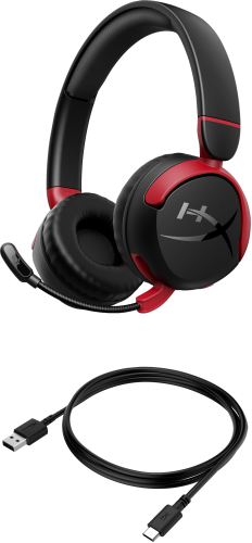 HyperX Cloud Mini: auriculares gaming inalámbricos (negro) - Imagen 7