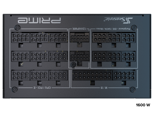 Seasonic ATX3-PRIME-PX-1600 unidad de fuente de alimentación 1600 W 20+4 pin ATX ATX Negro - Imagen 10
