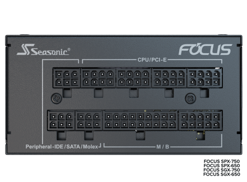 Seasonic FOCUS SGX-750 (2021) unidad de fuente de alimentación 750 W 20+4 pin ATX SFX Negro - Imagen 10