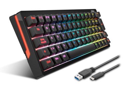 Krom Kreator teclado Juego USB Negro - Imagen 3