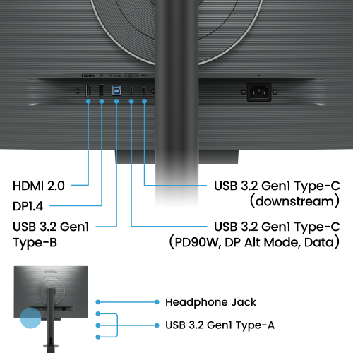 BenQ RD280UA pantalla para PC 71,6 cm (28.2") 3840 x 2560 - Imagen 6
