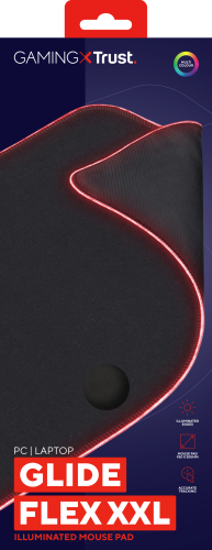 Trust GXT 764 Glide-Flex XXL Alfombrilla de ratón para juegos Negro - Imagen 7