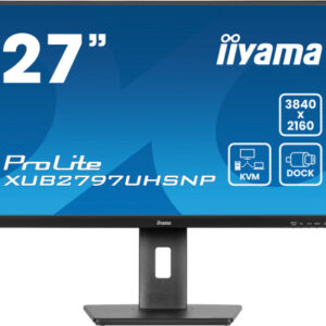 MONITOR IIYAMA 27 PULGADAS, IPS, DOCK, KVM, 96W, 3X3.2 1XC