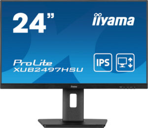 IIYAMA PANTALLA 24" IPS CON SOPORTE REGULABLE EN ALTURA