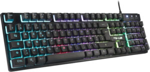 GAMING KEYBOARD MEMBRANE RGB TKL SP LAYOUT - WHITE