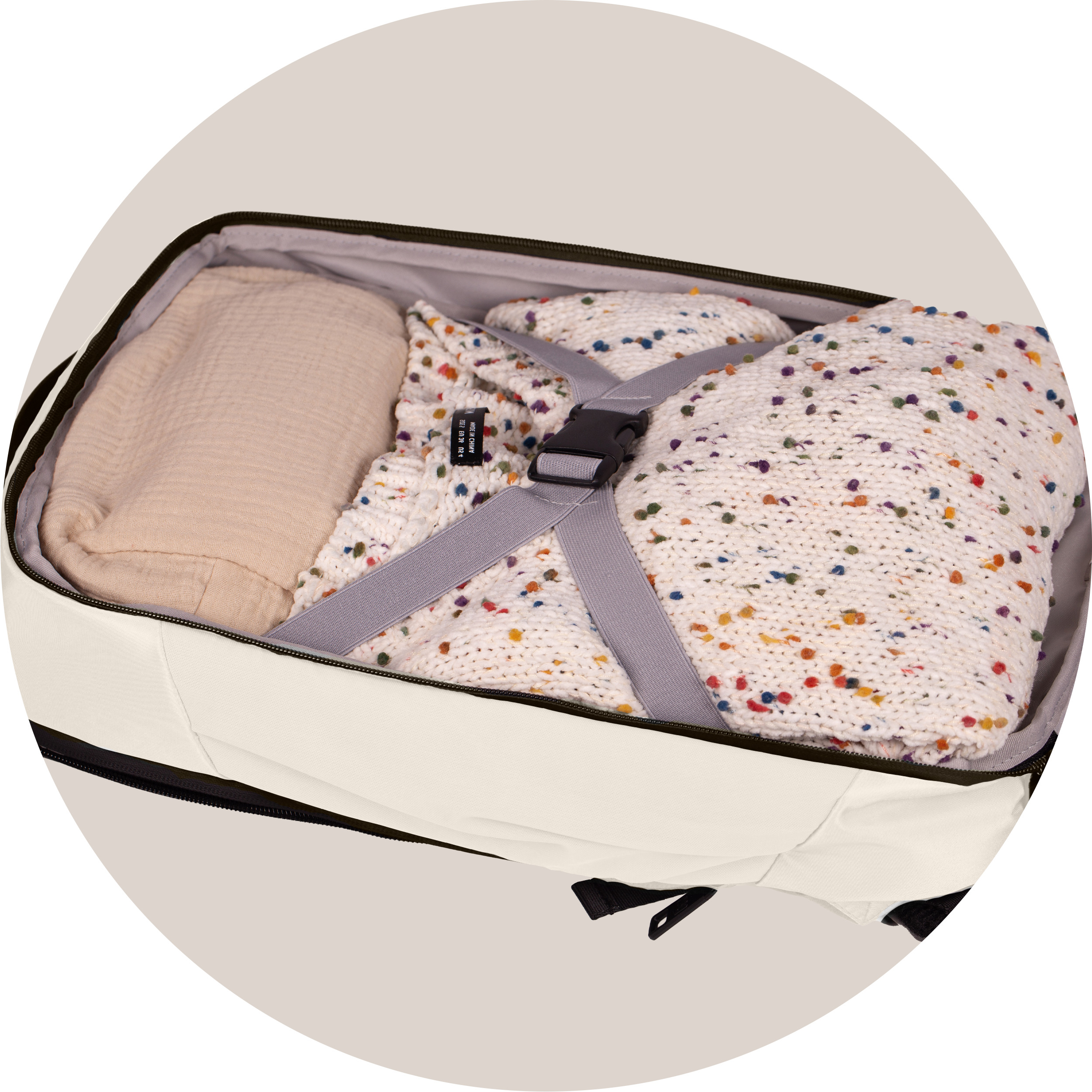 MOCHILA PARA PORTATIL 15" EXECUTIVE OXFBAG RPET BEIGE OXFROD 400191411 - Imagen 6