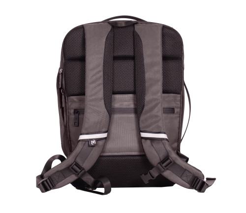 MOCHILA PARA PORTATIL 15" EXECUTIVE OXFBAG RPET GRIS OXFORD 400191412 - Imagen 3