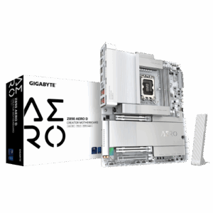 GIGABYTE Z890 AERO D Placa Base - Compatible con CPUs Intel Core Ultra (Serie 2), VRM de 16+1+2 fases, hasta 9500MHz DDR5 (OC), PCIe 5.0 M.2, Wi-Fi 7, Thunderbolt 5