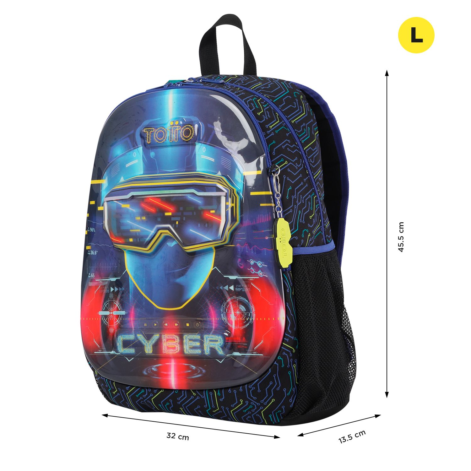 MOCHILA MORRAL METTAVERSE L TOTTO MJ04MTV003-2320-5CEL - Imagen 3